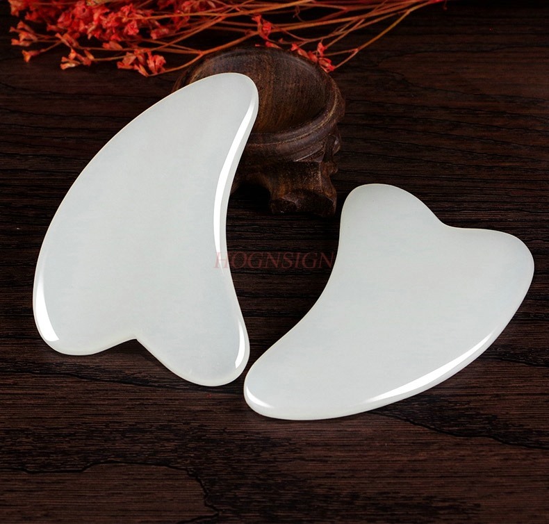 Jade Gua Sha Tool - 2 шт., доска для бритья лица