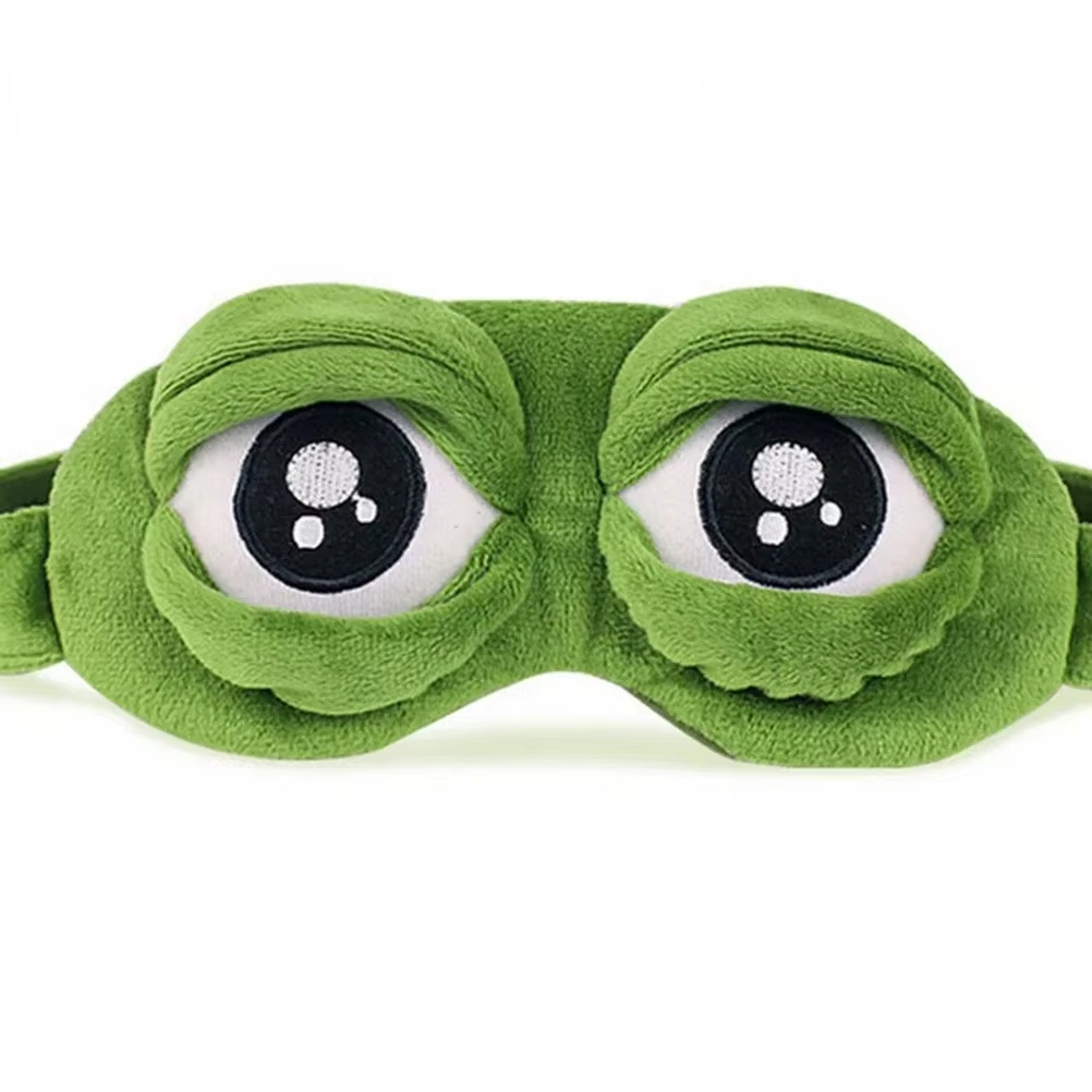 Sleep Eye Mask 3D - 3D-маска для сна «Грустная лягушка», натуральная