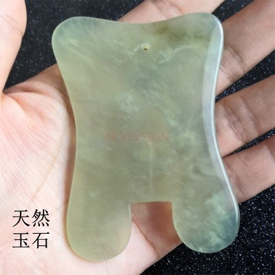 Jade Gua Sha Tool - Фотообои с квадратными плечами и шеей
