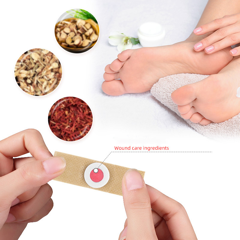 Detox Foot Patch - 6 шт., наклейки для ухода за