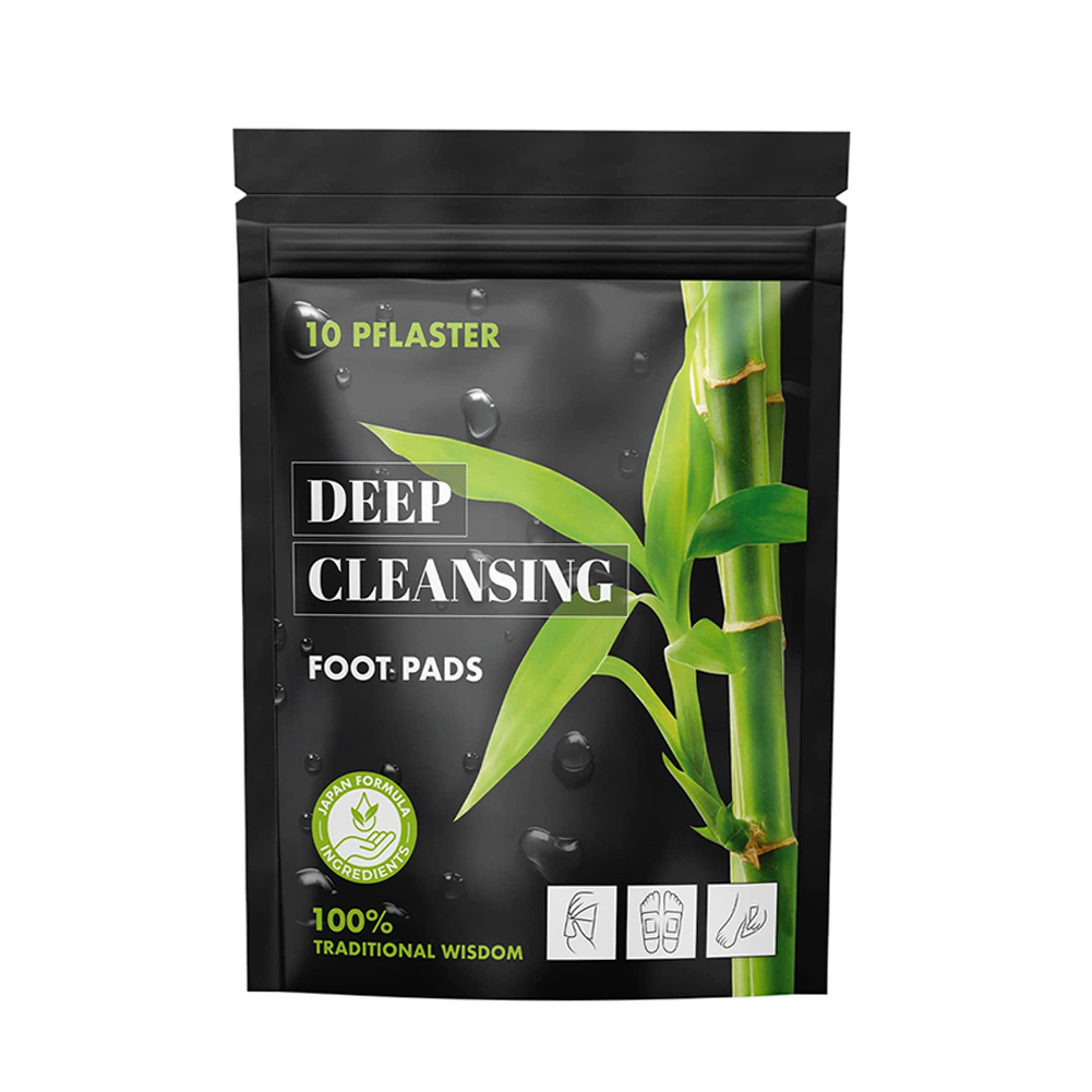 Detox Foot Patch - Натуральные ингредиенты, очищающие носочки для ног,
