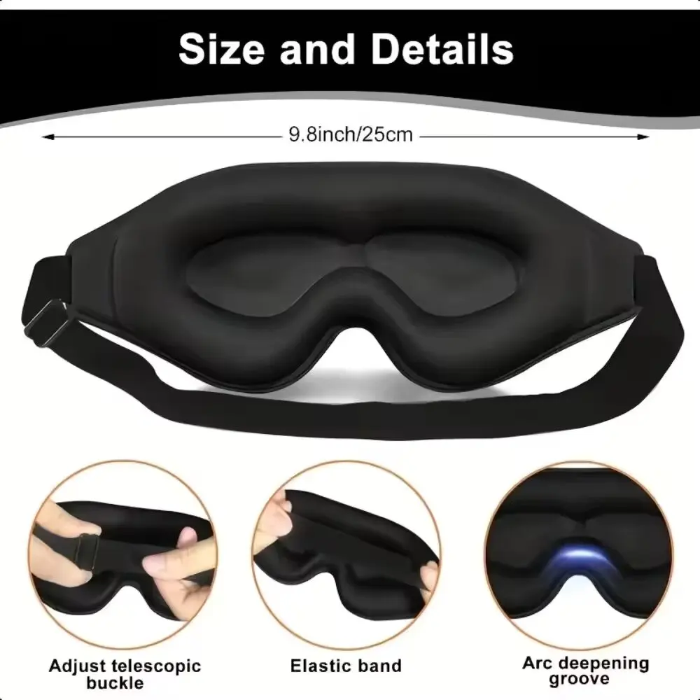 3D-маска для глаз, удобная и д – обзор и цена Sleep Eye Mask 3D