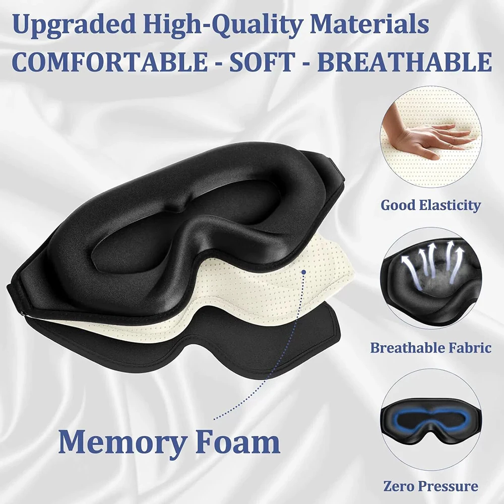 3D-маска для глаз, удобная и д – обзор и цена Sleep Eye Mask 3D
