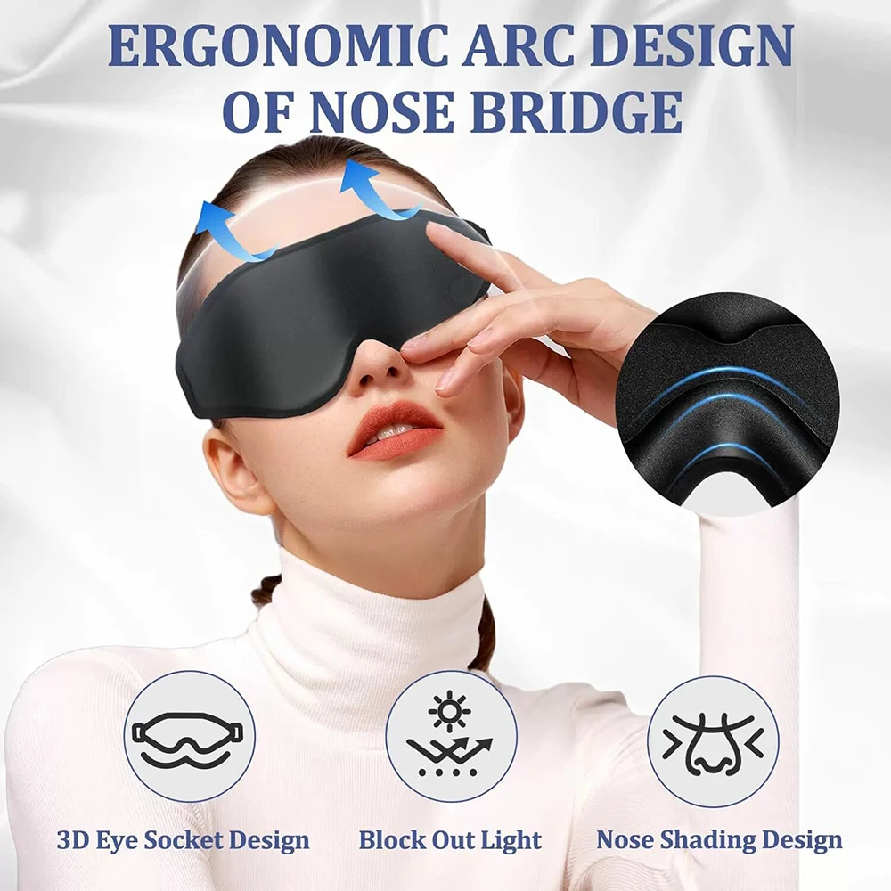 3D-маска для глаз, удобная и д – обзор и цена Sleep Eye Mask 3D