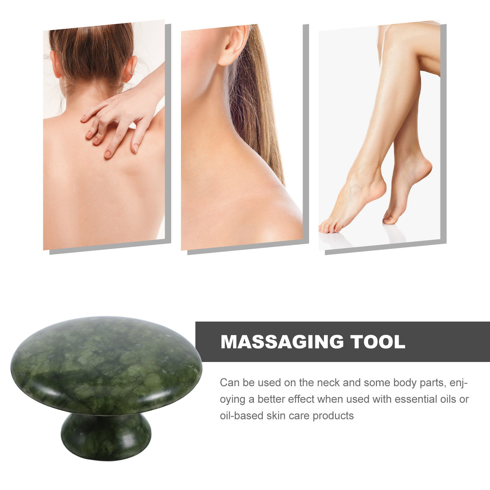 Нефритовый массажный камень в  – обзор и цена Jade Gua Sha Tool