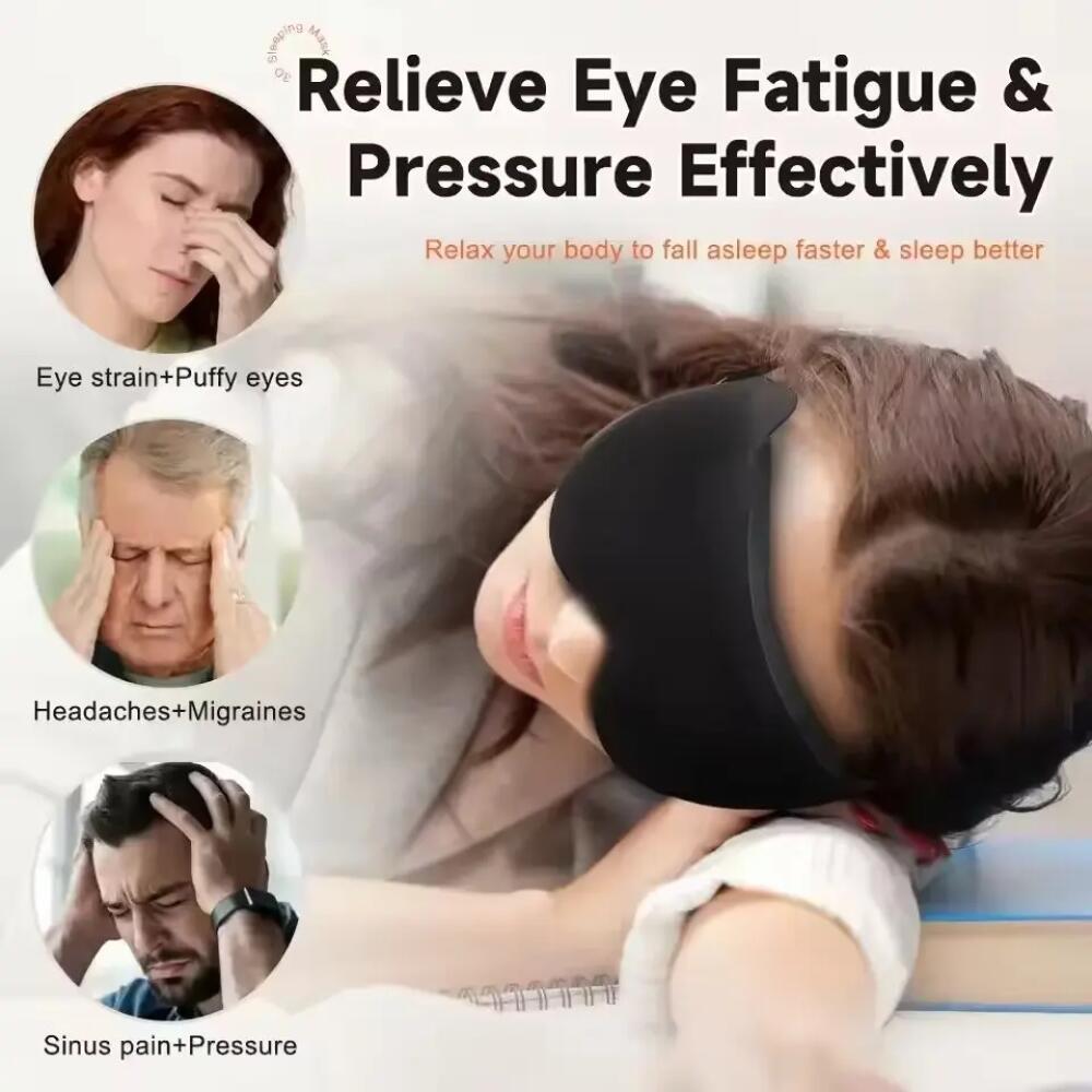 Новая 3D-маска для сна, стерео – обзор и цена Sleep Eye Mask 3D