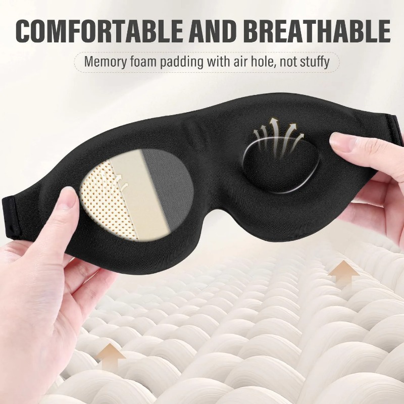 3D-маска для сна: дышащая, из  – обзор и цена Sleep Eye Mask 3D