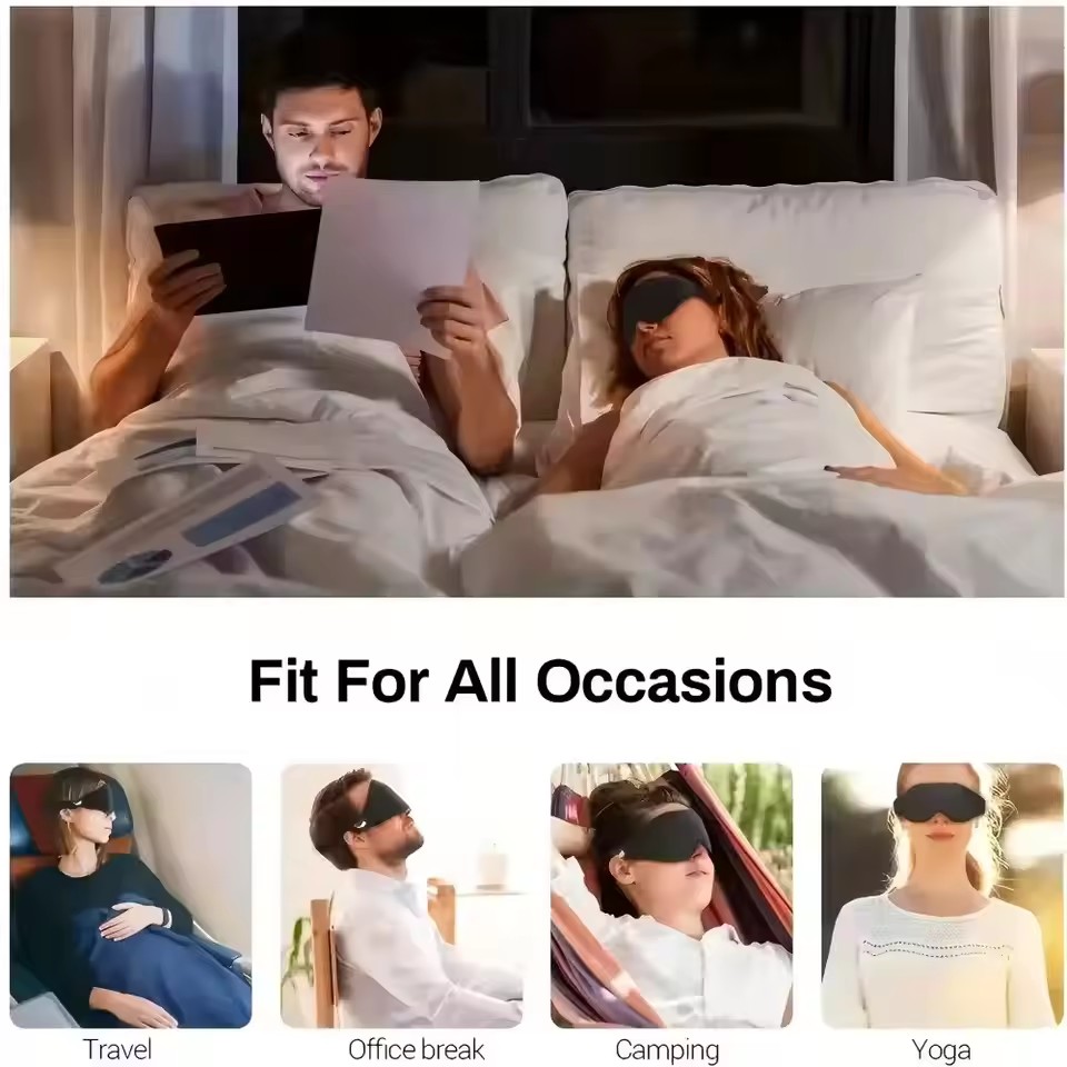3D-маска для глаз, удобная и д – обзор и цена Sleep Eye Mask 3D