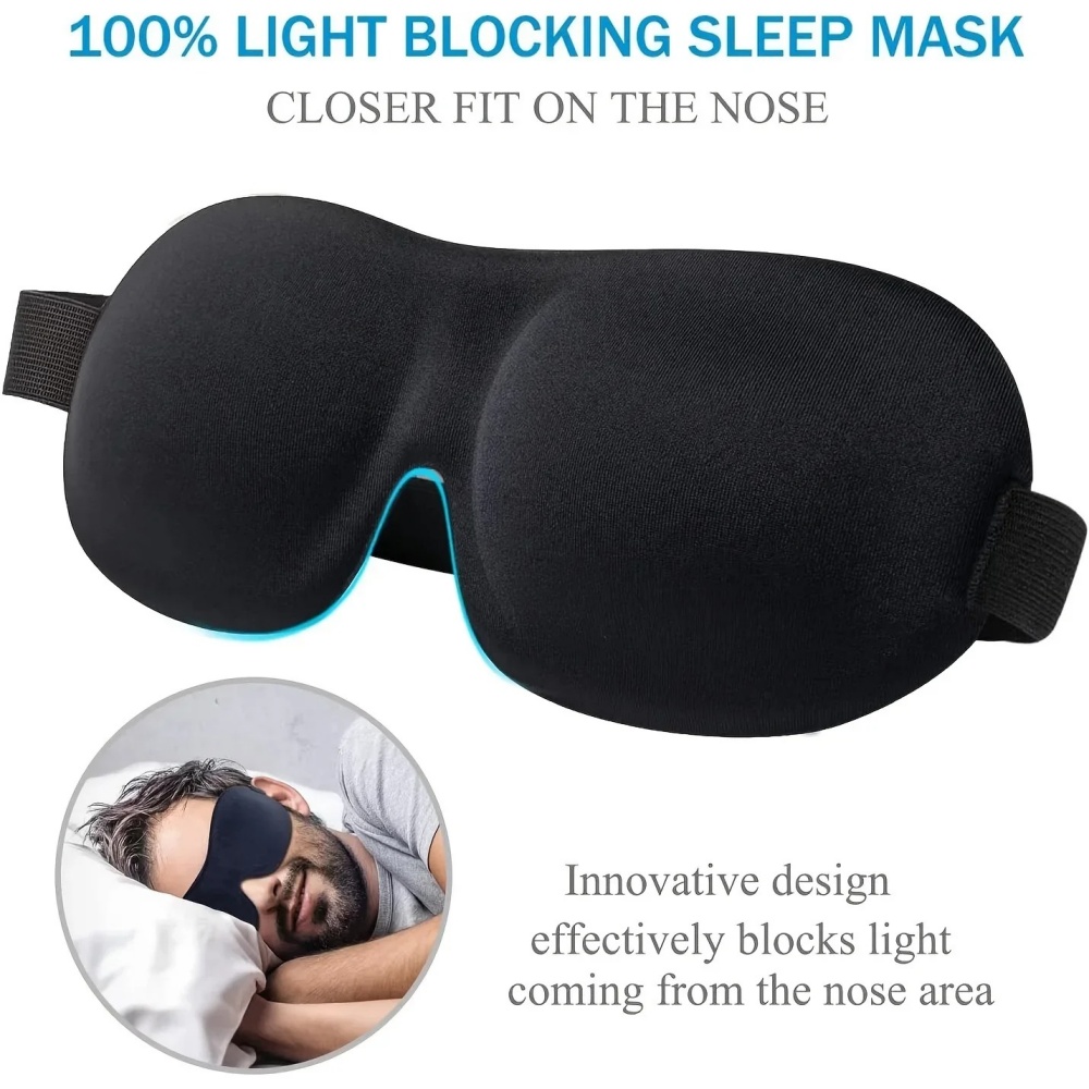 Мягкая 3D-маска для сна из пен – обзор и цена Sleep Eye Mask 3D
