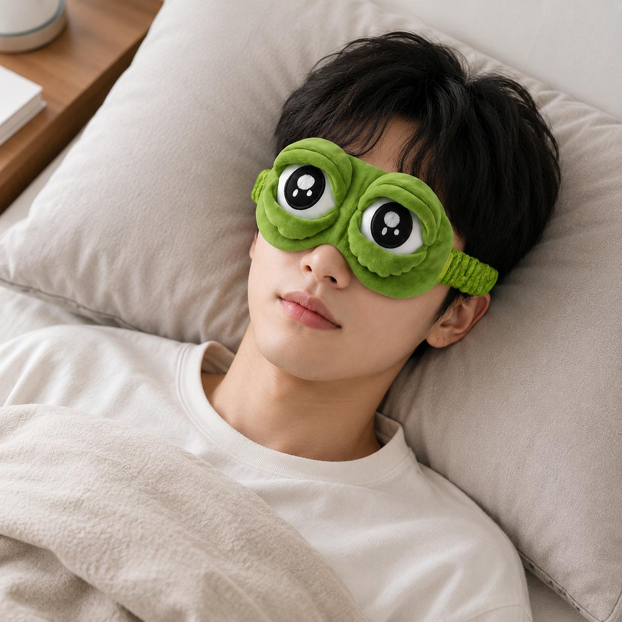Маска для сна 3D в виде милой  – обзор и цена Sleep Eye Mask 3D
