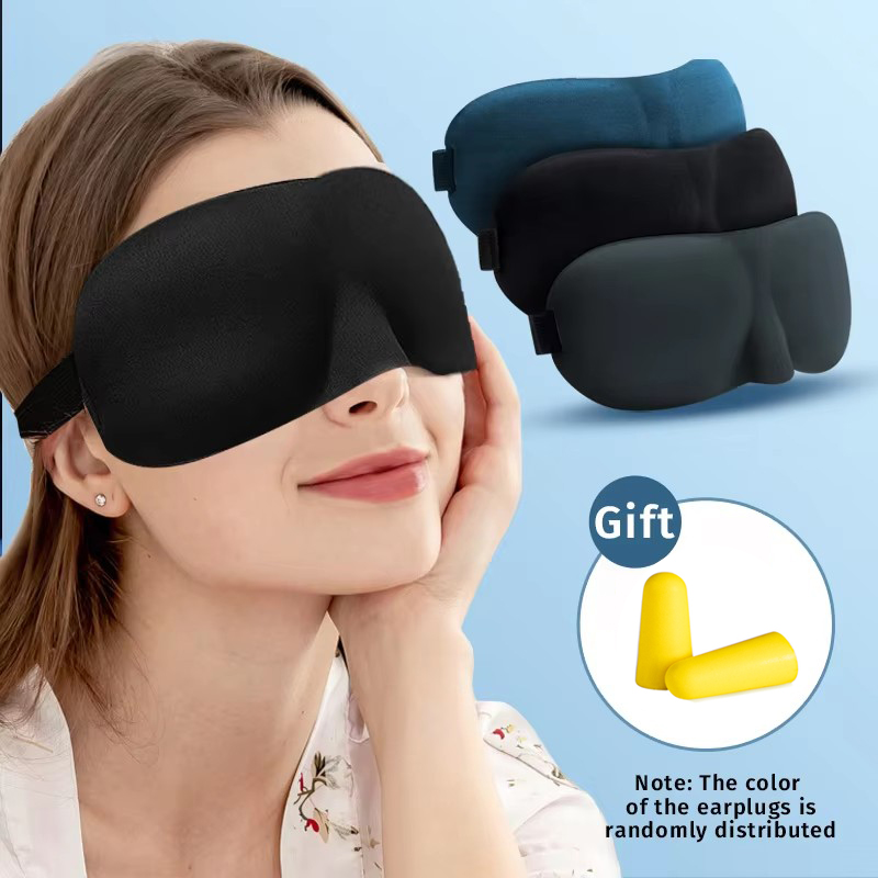 Маска для сна 3D с контурными  – обзор и цена Sleep Eye Mask 3D